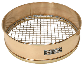 Sieve, Riddle 18" Diameter — No. 14 (1.40mm) Stainless Mesh and Brass Frame