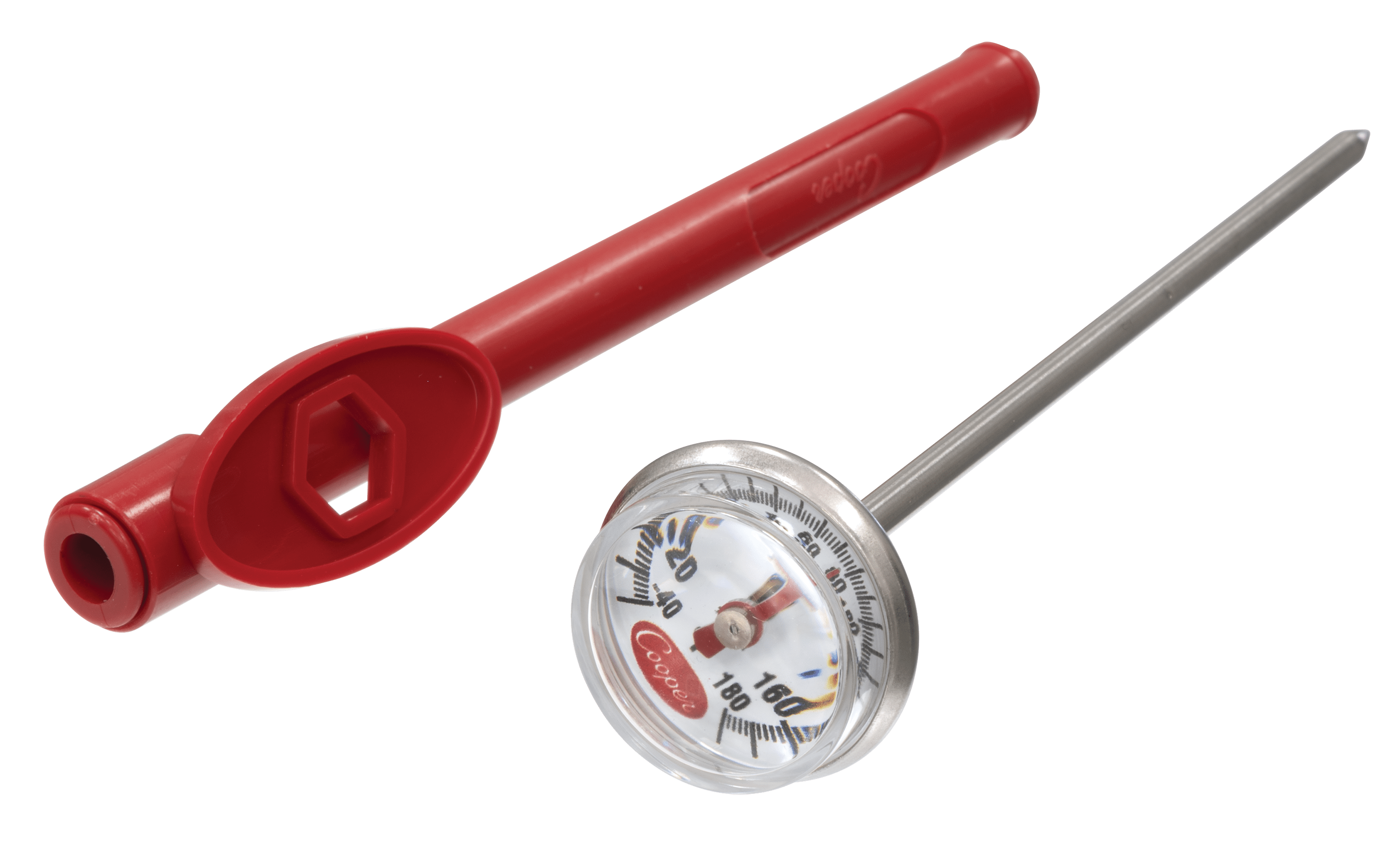 Dial-Type Liquid Thermometer - Dual Scale - Hamby Dairy Supply
