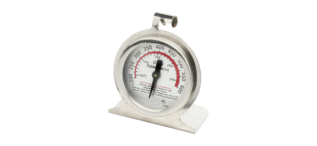 Silver 2.4 Dial Bimetal NSF Oven Safe Meat Thermometer