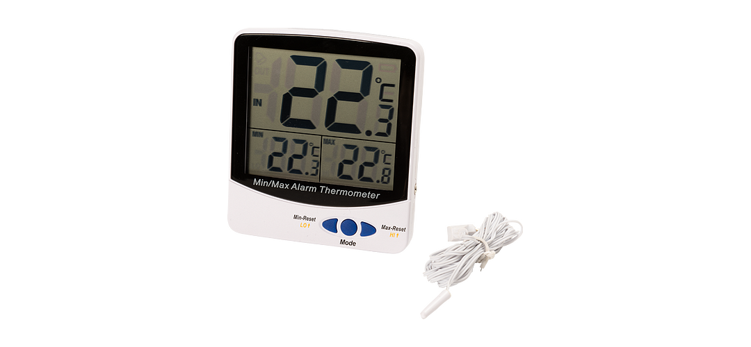 Digital Max Min Thermometer, Monitor Max and Min Temperatures