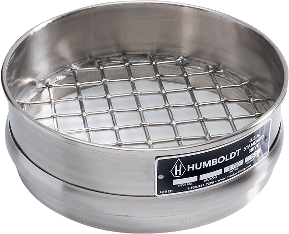 8 Sieve, All Stainless, Full Height, No. 4
