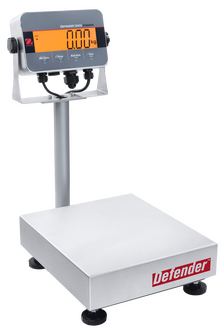 Ohaus Defender 3000 Hybrid Bench Scales with Front Mount Controller, 140lb to 700lb Capacity