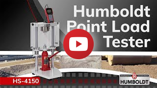 Video Thumbnail for Humboldt HS-4150 Point Load Tester for Material Testing Rock Specimen Strength